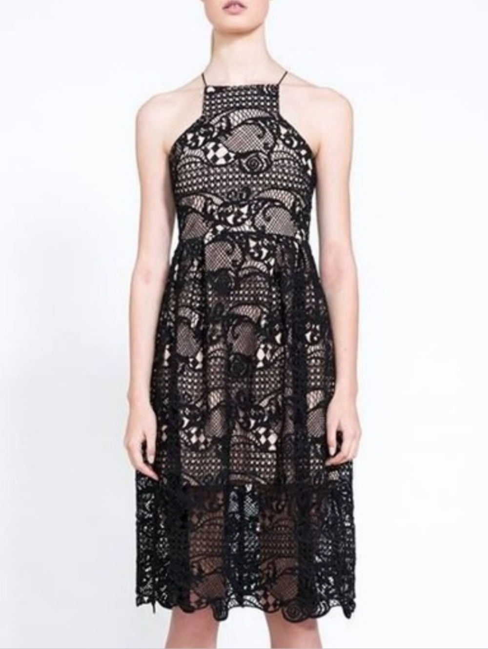 Elliatt X Revolve In The Air Lace Midi Dress Size Medium